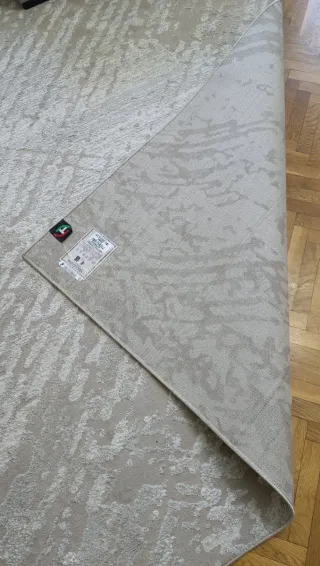 Tapete Beige y Blanco 160x235cm
