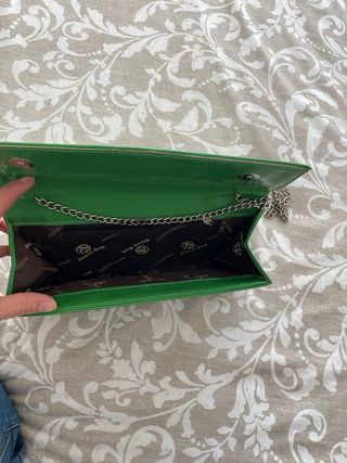 Clutch verde brillante