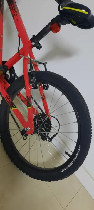 Bicicleta Rockrider Roja