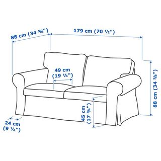Sofa Ikea ERKTOP 2 plazas beige