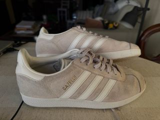 Zapatillas Adidas Gazelle Beige/Rosa Talla 37.5