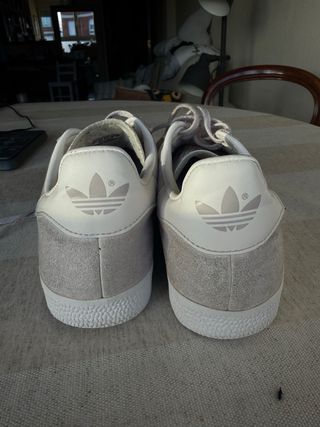 Zapatillas Adidas Gazelle Beige/Rosa Talla 37.5