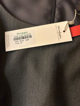 Conjunto Chaqueta y Vestido NUEVO  T50 Gris Zendra