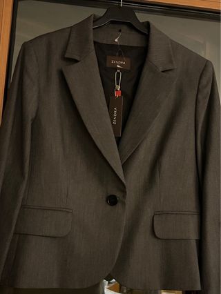 Conjunto Chaqueta y Vestido NUEVO  T50 Gris Zendra