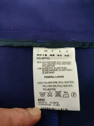 Pantaloni eleganti viola
