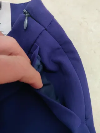 Pantaloni eleganti viola