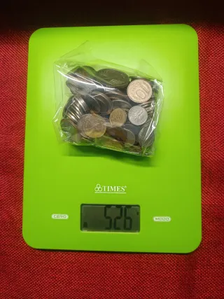 Lote monedas Europa del Este 500gr