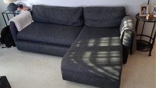 Sofá Cama Gris Tela