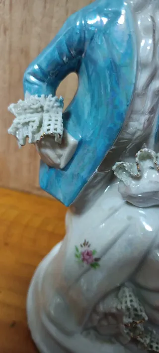 Figura de porcelana pareja años 60