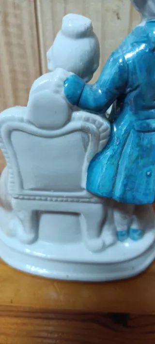 Figura de porcelana pareja años 60