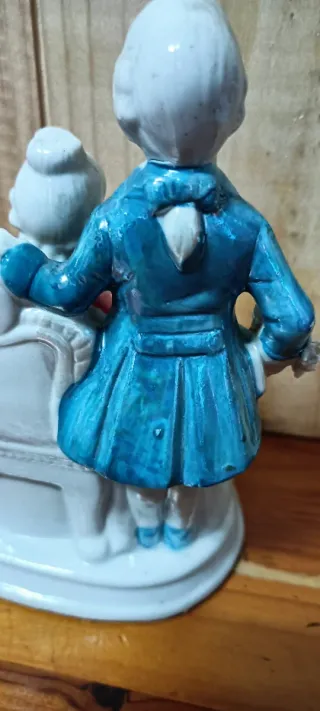 Figura de porcelana pareja años 60