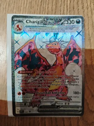 Carta Pokémon Charizard EX Teracristal SVPB 056