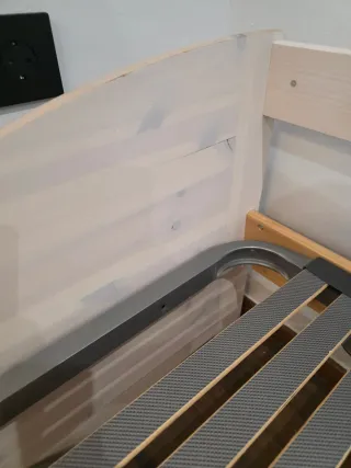 Cama Nido 90x180cm Madera y Metal