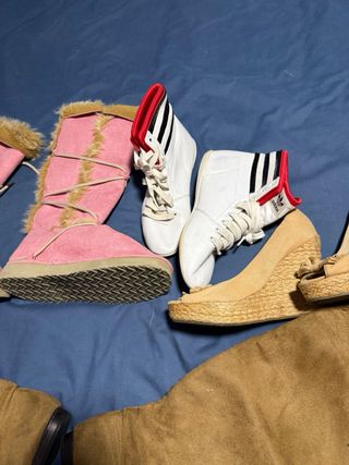 Lote 4 pares zapatillas/botas