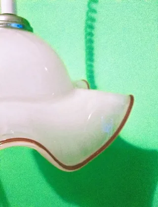 Lampada a sospensione in vetro di Murano anni '70