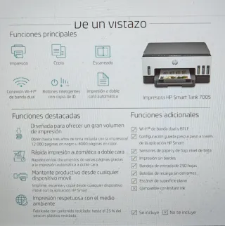 Impresora HP Smart Tank 7005 28B54A