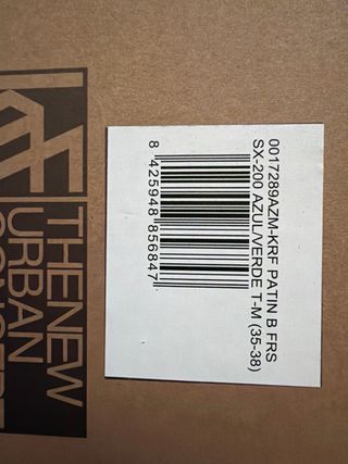 Patines KRF SX-200 Azul/Verde Talla 35-38 NUEVOS!!