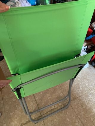 2 Sedie Pieghevoli per Spiaggia/Campeggio Verdi