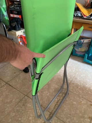 2 Sedie Pieghevoli per Spiaggia/Campeggio Verdi