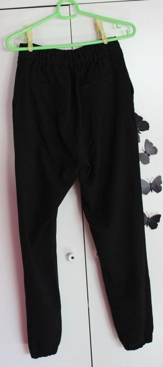 Pantalón vestir Pull&Bear negro