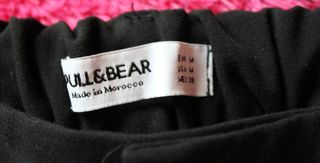 Pantalón vestir Pull&Bear negro