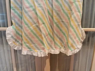 Camisón mujer rayas pastel volantes