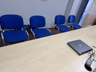Sillas de oficina ergonómicas azules