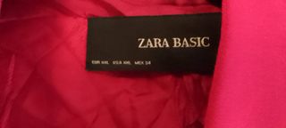 giacca zara rosso natale eur xxl spalle 44 sotto a
