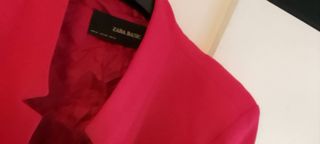 giacca zara rosso natale eur xxl spalle 44 sotto a
