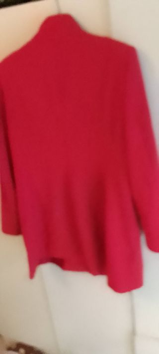 giacca zara rosso natale eur xxl spalle 44 sotto a