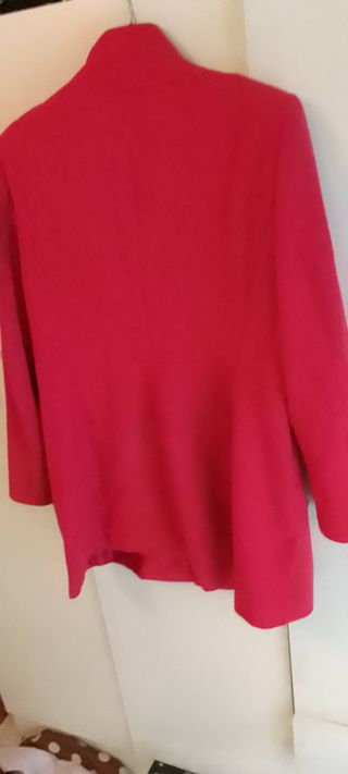 giacca zara rosso natale eur xxl spalle 44 sotto a