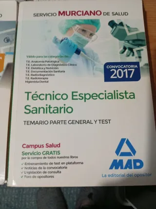 TEMARIO SMS TÉCNICO EN ANATOMÍA PATOLÓGICA