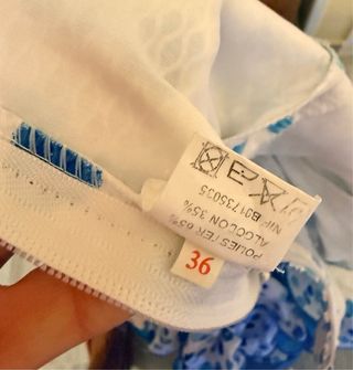 Traje Flamenca Lunares Azul Talla 36