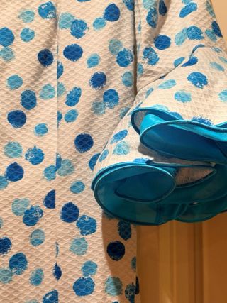 Traje Flamenca Lunares Azul Talla 36