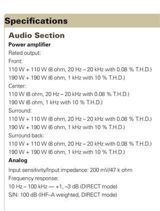 Amplificador Marantz SR6007 Negro