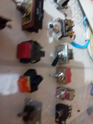 Lote Interruptores Vintage Radio Varios