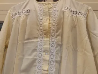 Camisón mujer amarillo encaje