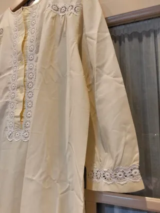 Camisón mujer amarillo encaje