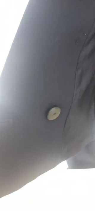 Blazer corta Zara XS azul marino doble botonadura