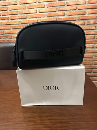 Borsa da toilette DIOR uomo blu navy scuro