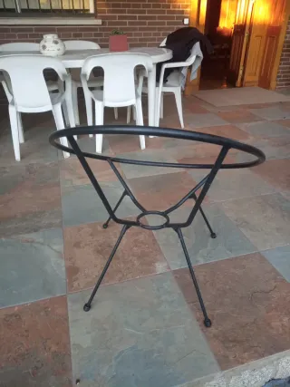 Armazón de silla metálico redondo