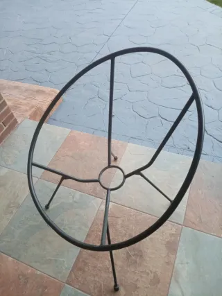 Armazón de silla metálico redondo