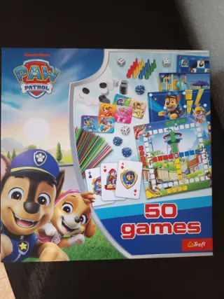 Gioco da tavolo Paw Patrol 50 giochi