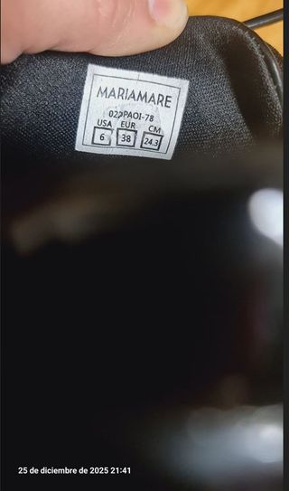 Zapatillas Maria Mare Talla 38