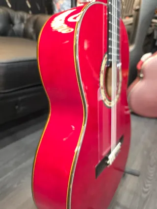 Guitarra Flamenca Roja