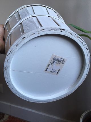 Macetero Madera Blanco Ikea