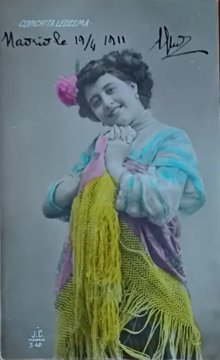 Foto Conchita Ledesma 1911 Reina Belleza