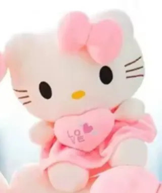 Peluche Hello Kitty con Corazón  "LOVE" (NUEVO!)