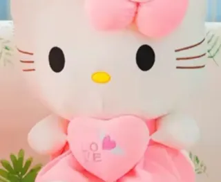 Peluche Hello Kitty con Corazón  "LOVE" (NUEVO!)