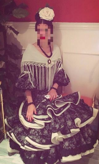 Traje de flamenca talla 36